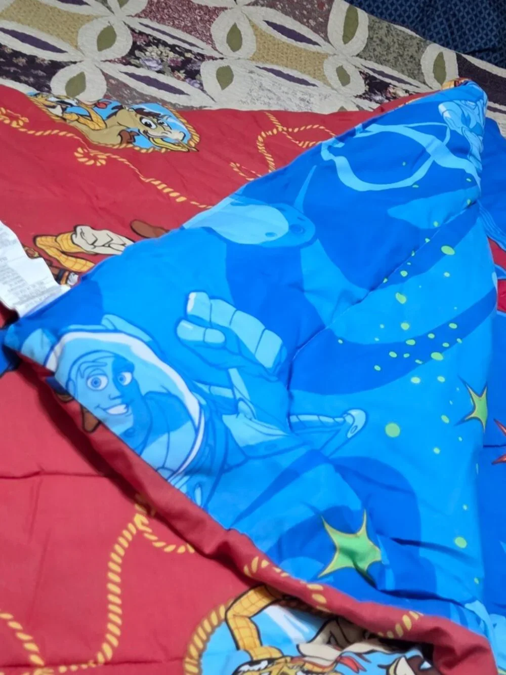 Vintage TOY STORY 2 Twin Sheet Set Buzz Lightyear Woody Disney Pixar USA